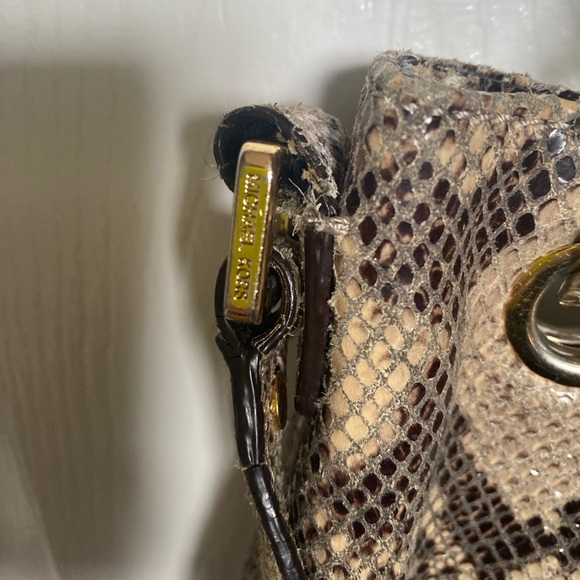 Michael Kors Snakeskin Purse - Picture 5 of 13
